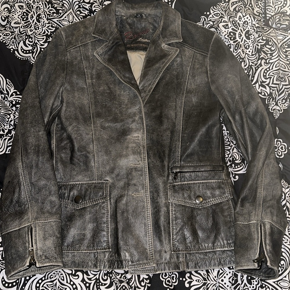 Leather jacket